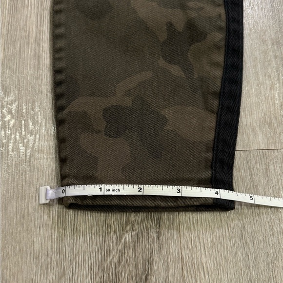 DL1961 Skinny Jeans Women Size 27 Army Green Camo Florence Ankle Mid Rise - Picture 10 of 13